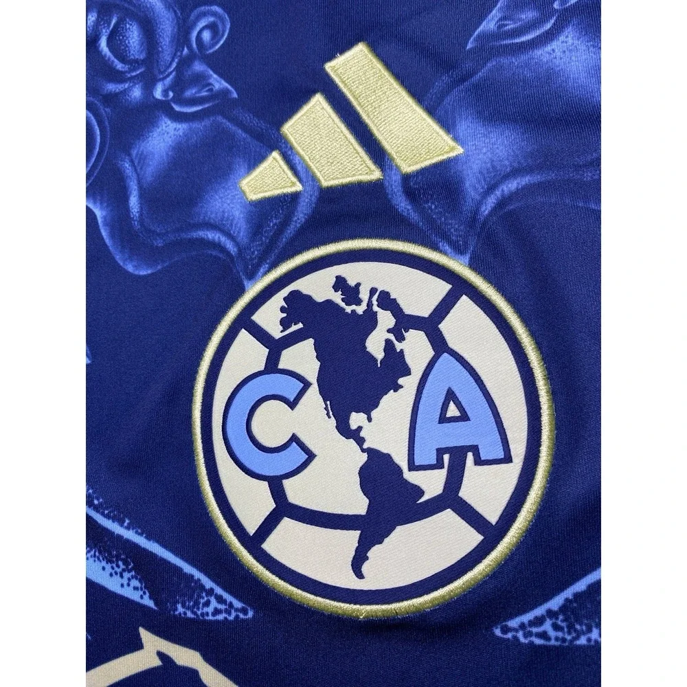Men Medium Club America Adidas 2025/26‎ Away Licensed Long Sleeve Jersey JN8637